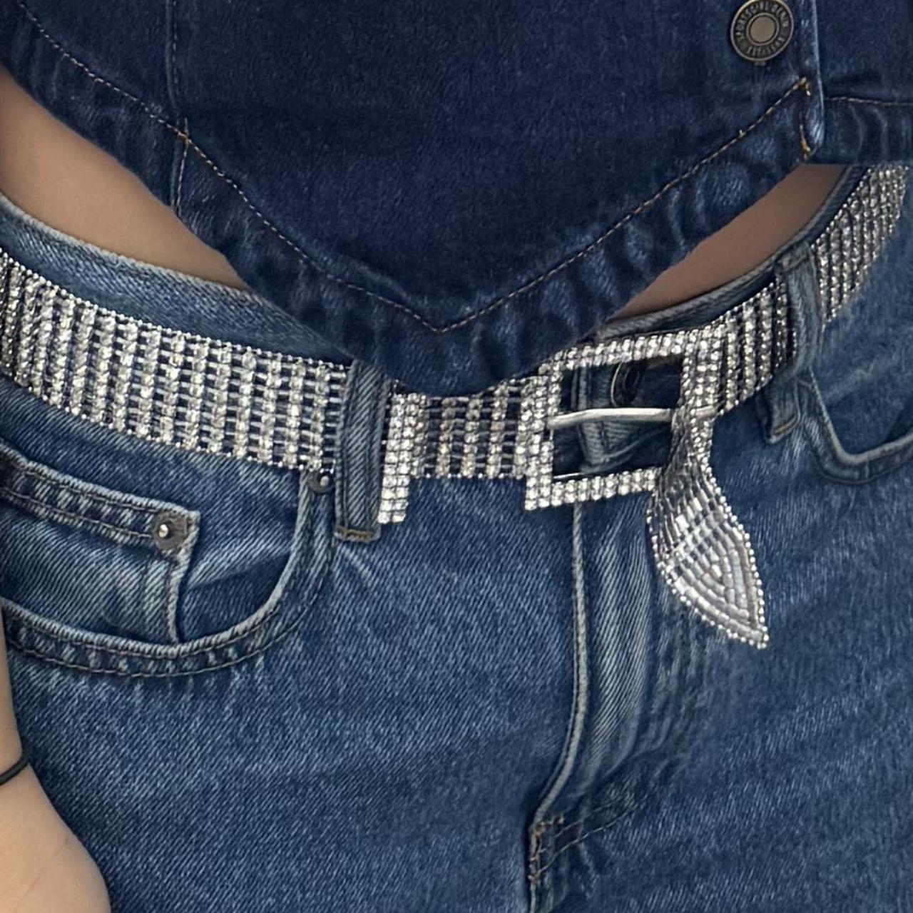 Waist Belt Sportsgirl Belt Sportsgirl Billie Rhinestone Belt Size 3XS - Main Image