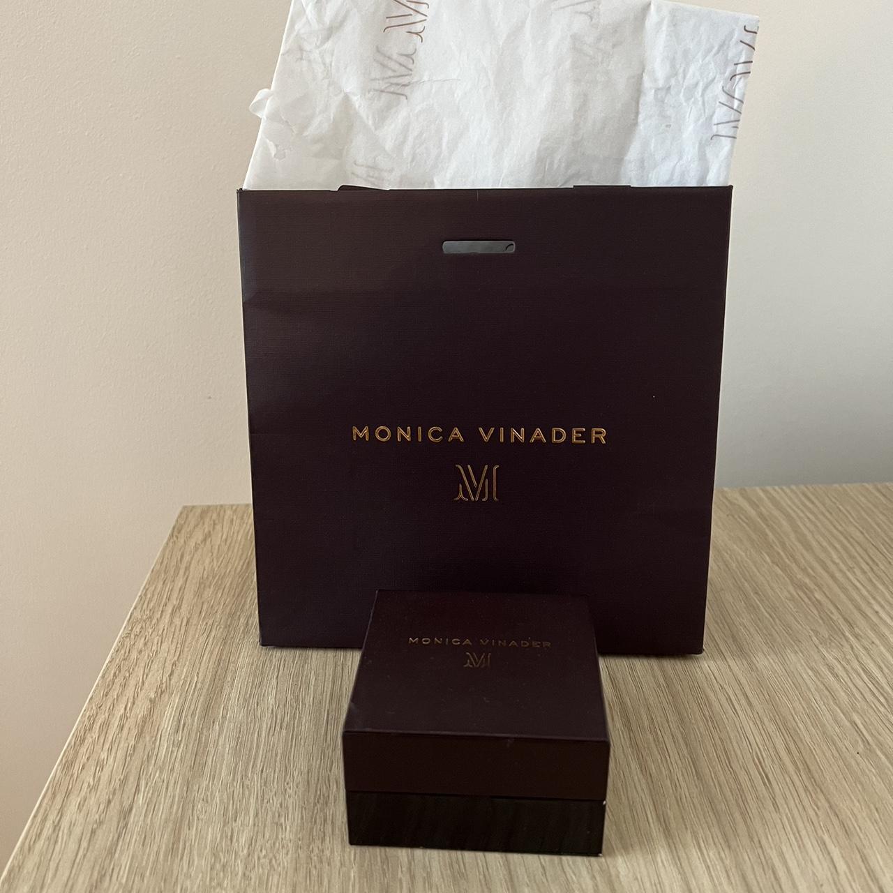 Monica Vinader gift box, bag and tissue