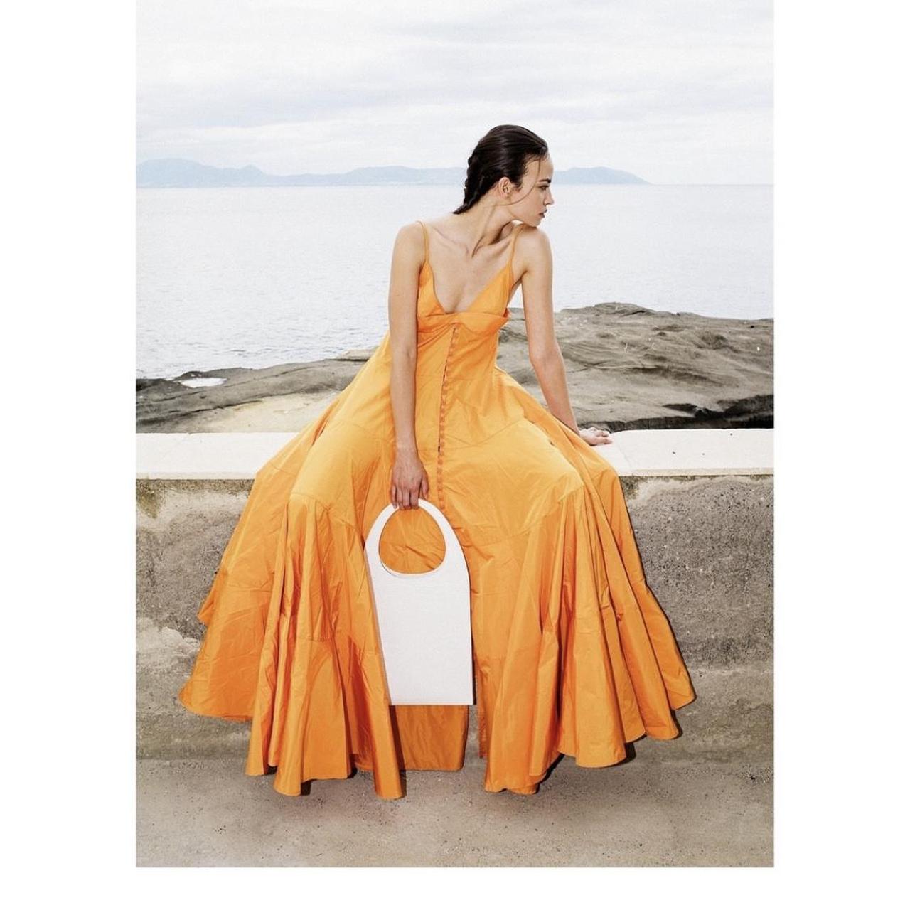 オールインワン・サロペット Jacquemus Draped Design Orange Dress Orange Le Raphia 'La Robe Brilho' Minidress by JACQUEMUS on Sale