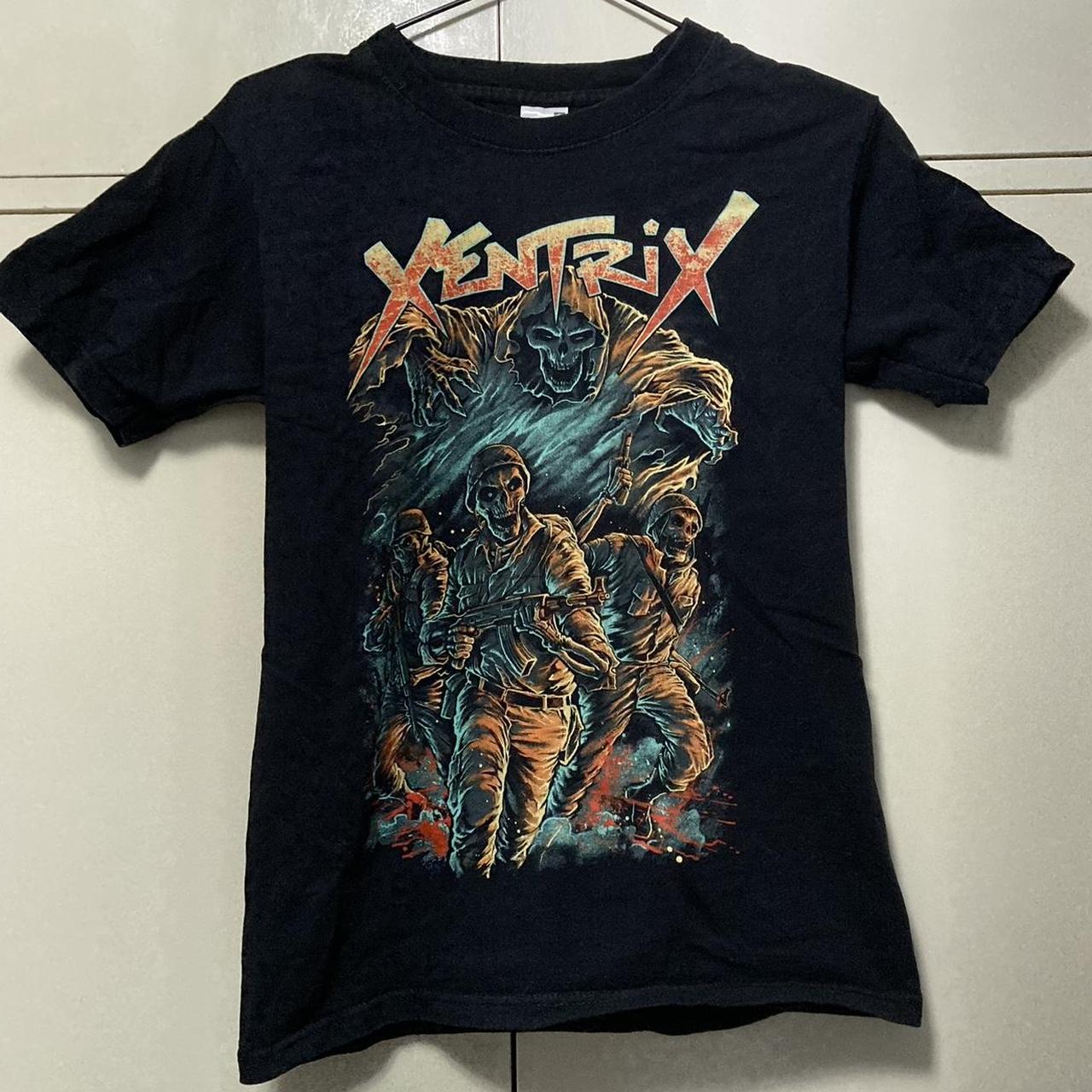 Xentrix band tshirt, size small, printed on fruit of... - Depop