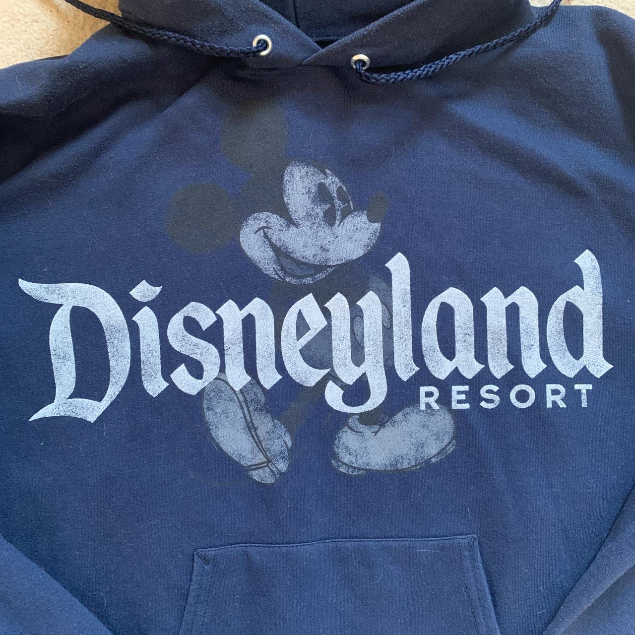 Navy blue Disneylands resorts Mickey Mouse logo... - Depop