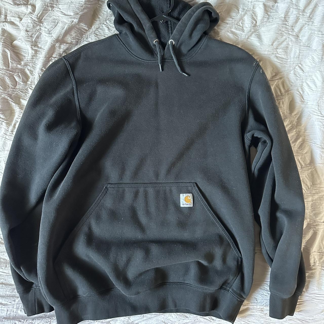 Black Carhartt sweatshirt Size medium Note the... - Depop