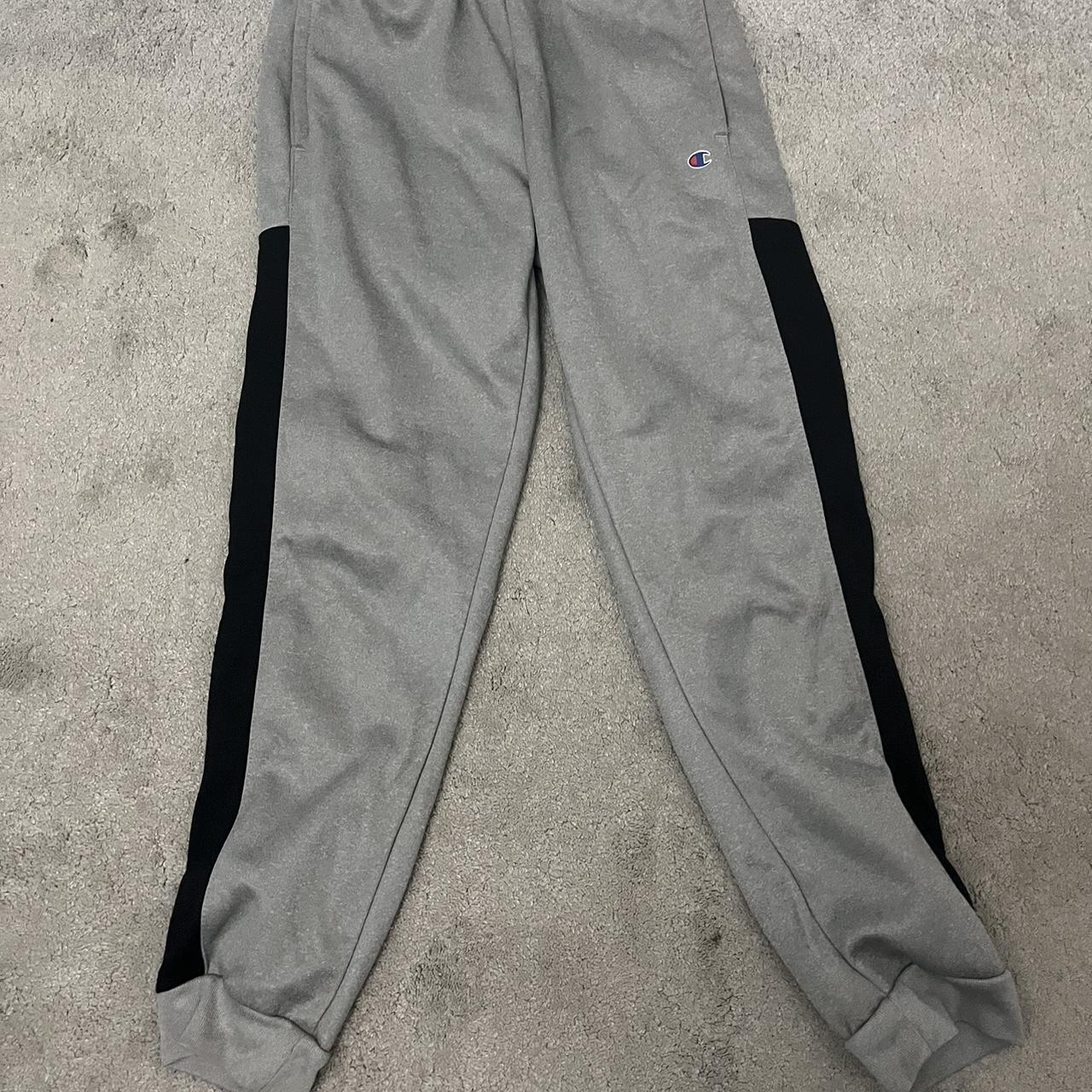 Champion sports trackies/ tracksuit bottoms. Great... - Depop