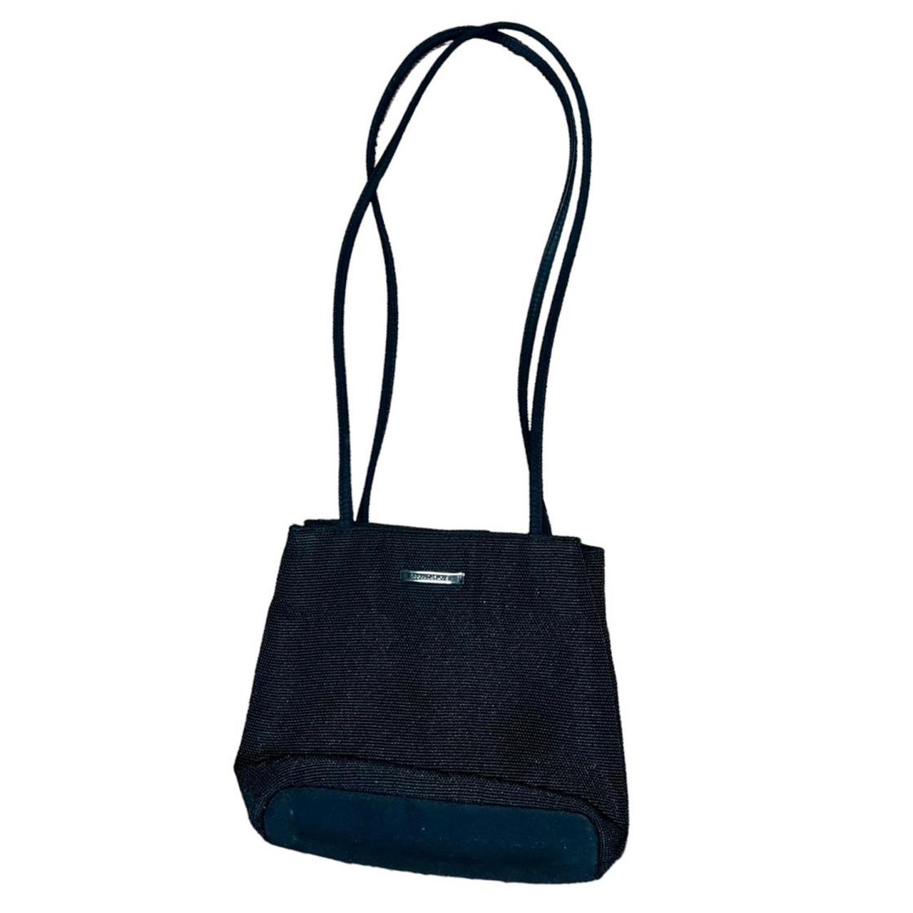 The Sak Small Black Leather Purse with Short Handle, Zip Pocket, Zip  Closure | eBay