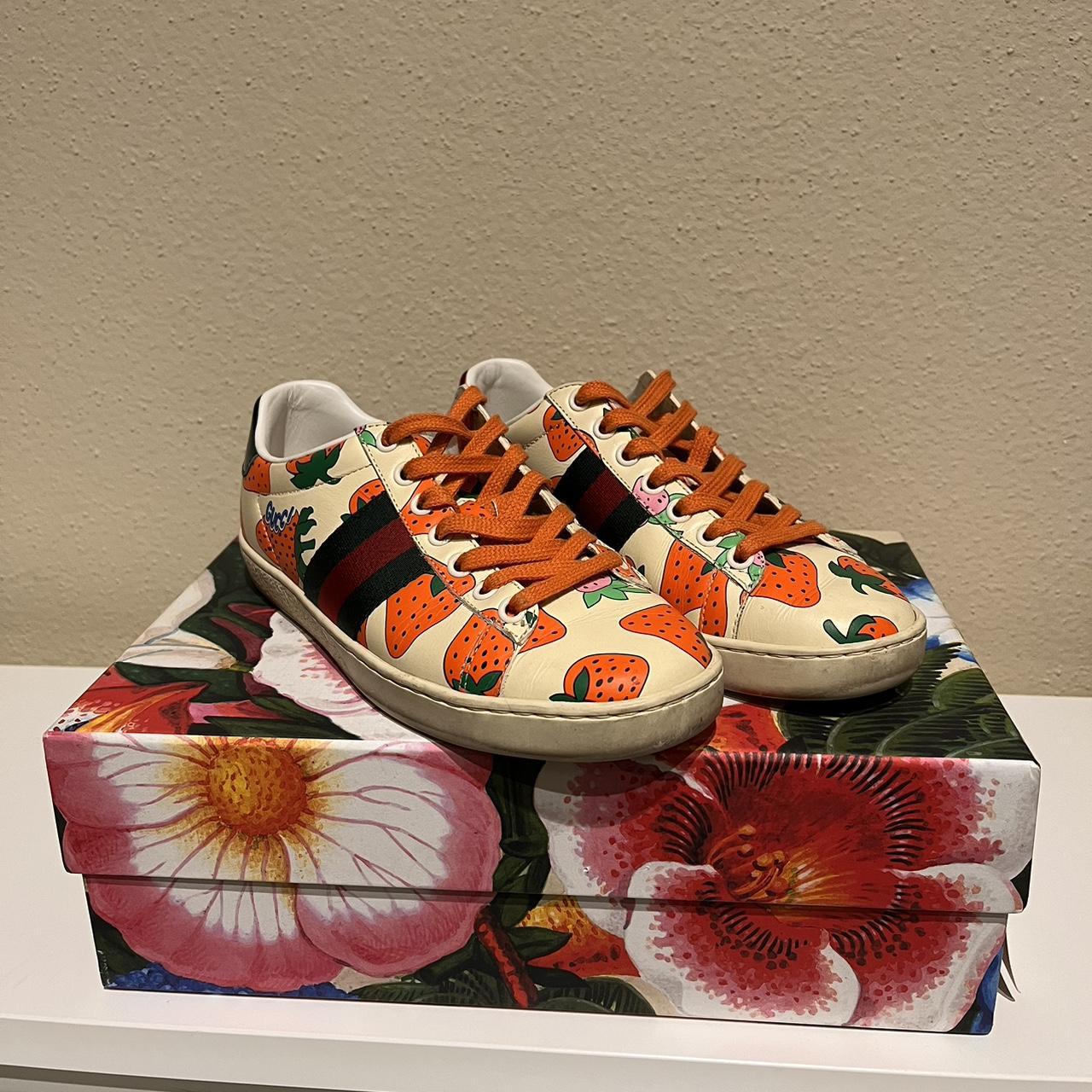 Gucci 2025 strawberry sneakers