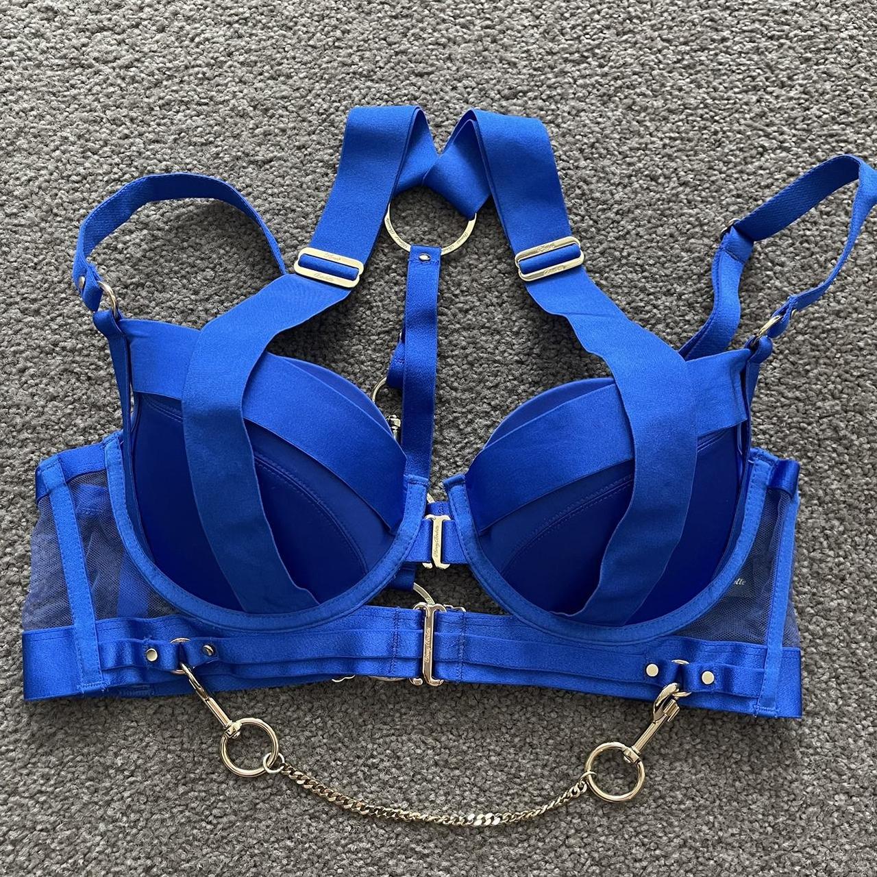 Honey Birdette Kukuro Electric Blue Bra Size Depop