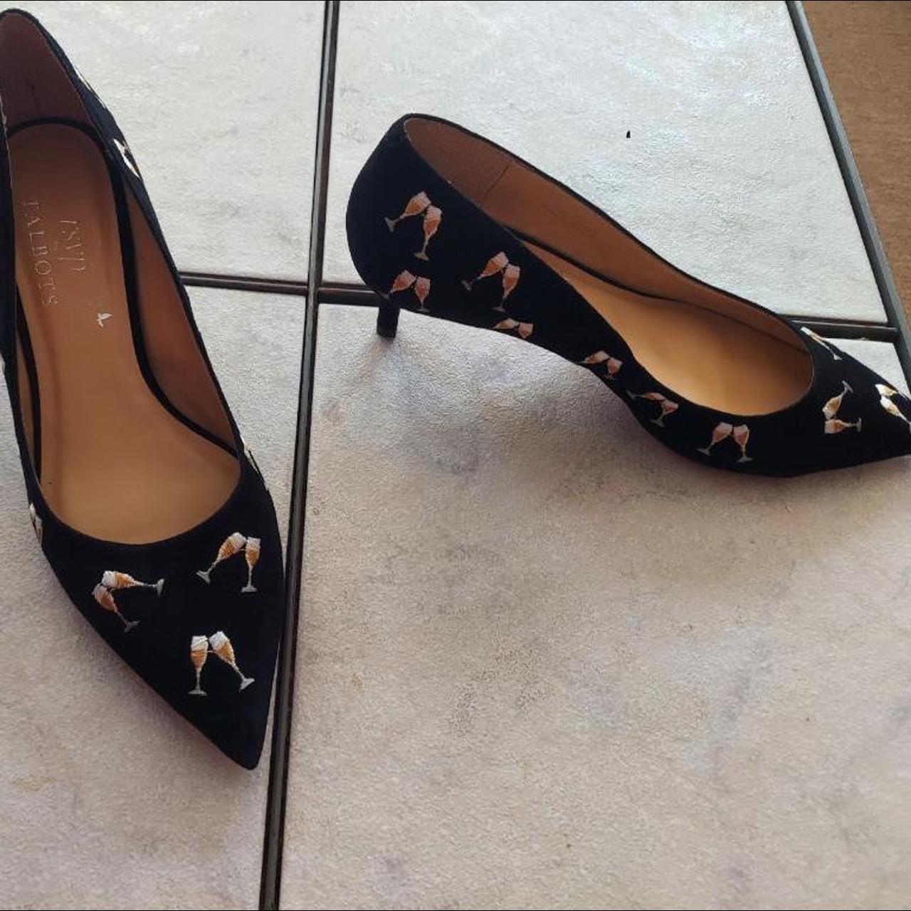 champagne kitten heels