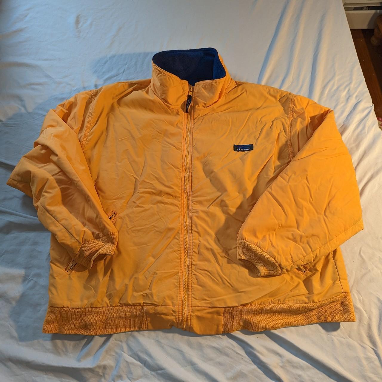 L.L.Bean Men's Yellow Jacket | Depop