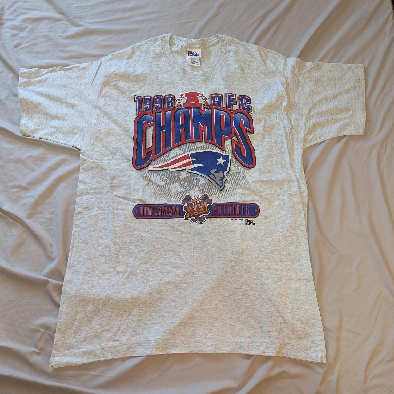 Vintage 1996 New England Patriots AFC Champs Tshirt - XL