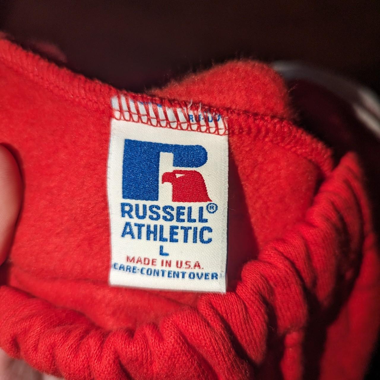 Vintage 90s Russell athletic pro cotton blue pocket | Depop