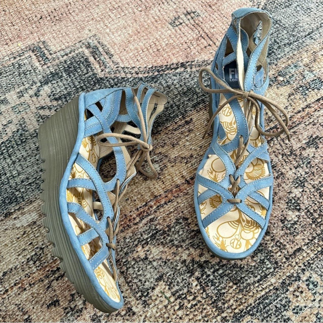 Fly sales blue sandals