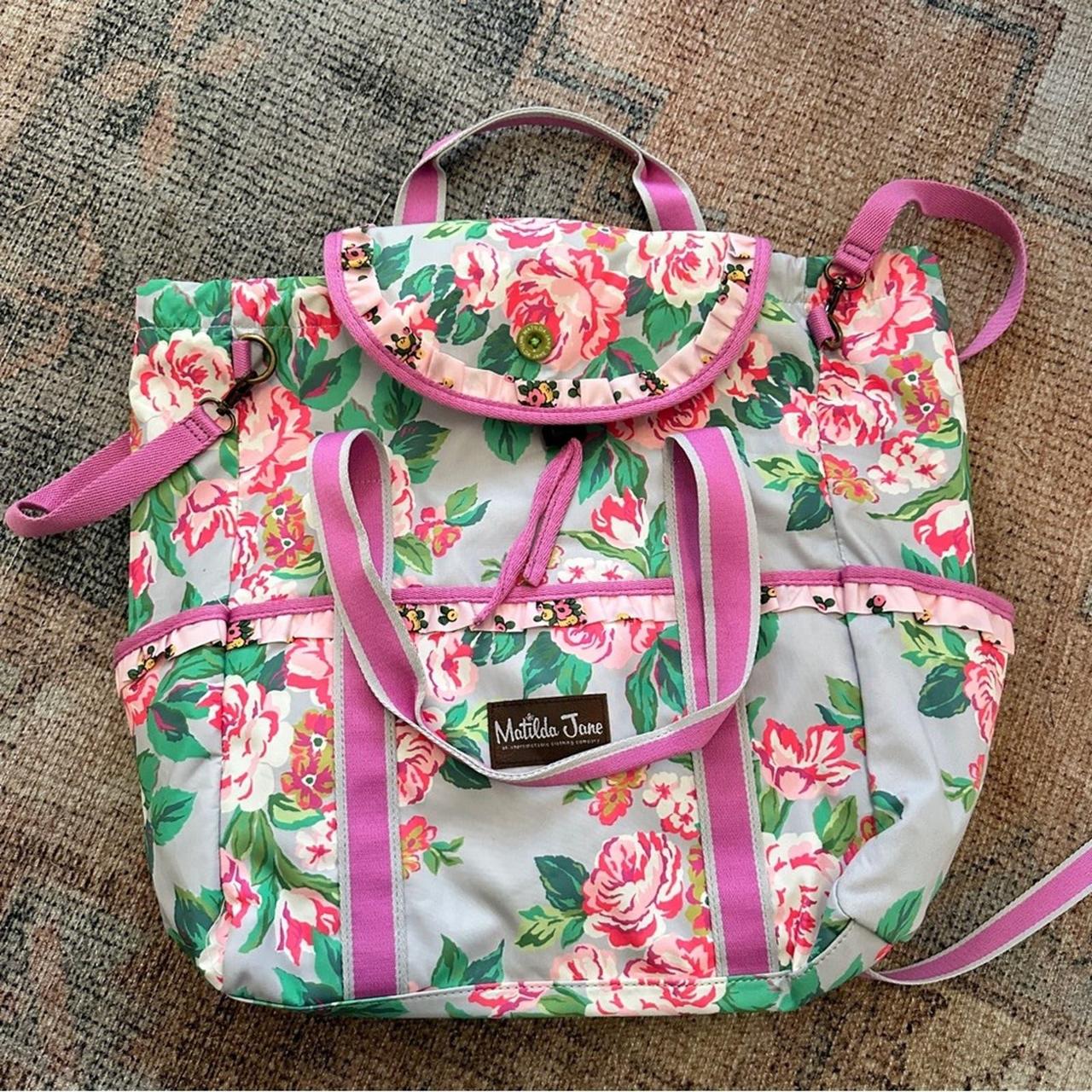 Matilda Jane Floral Carry It All Diaper Bag. Depop