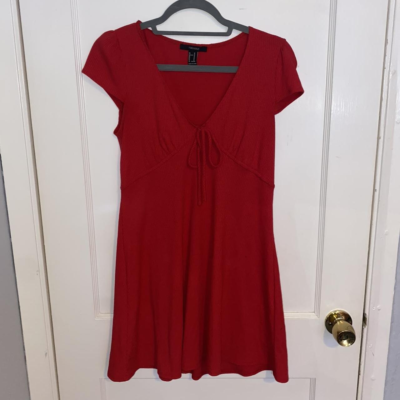 Sweetest Red Forever 21 Dress! Love this dress just... - Depop