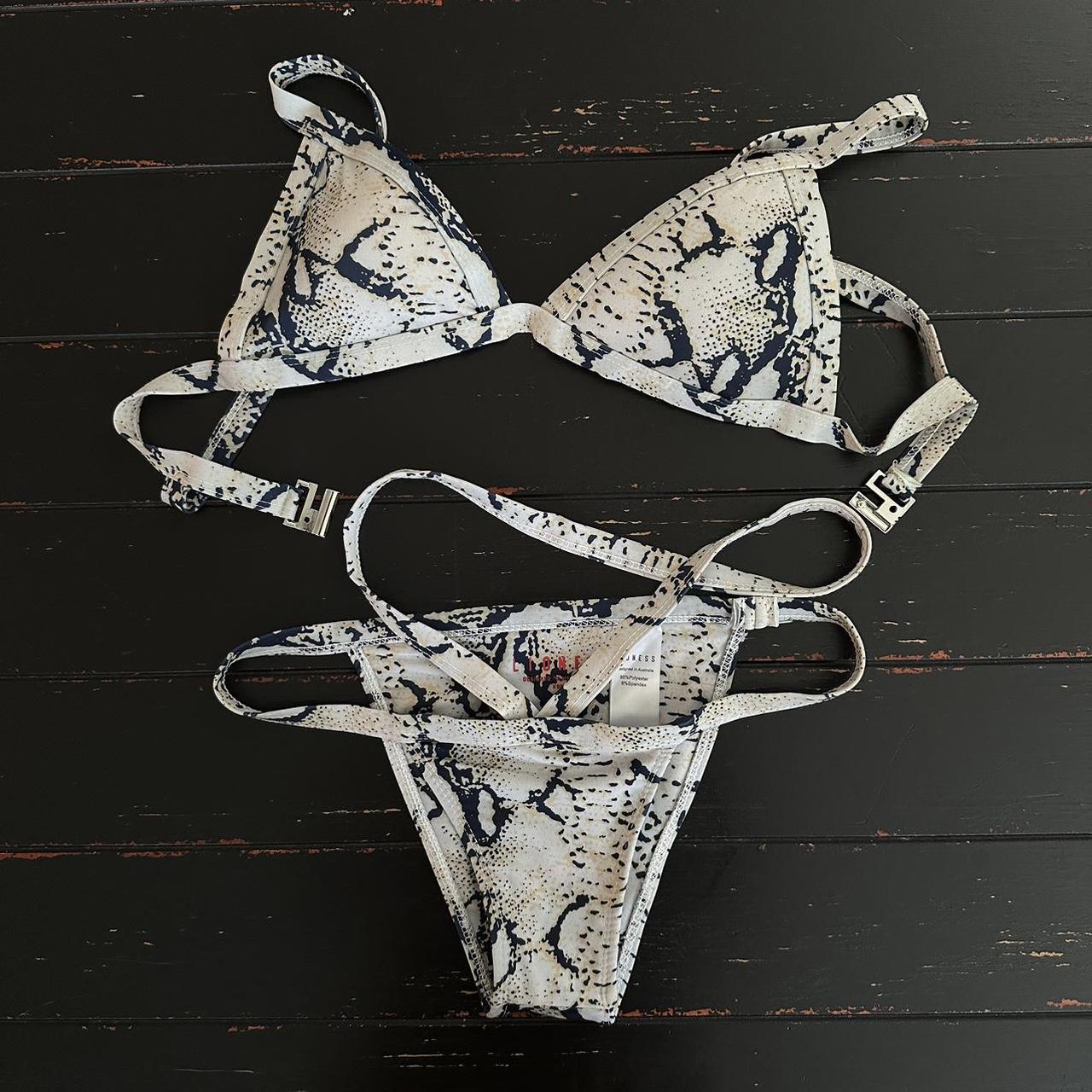 Lioness Gigi Python Bikini Set (Size XS, MSRP... - Depop