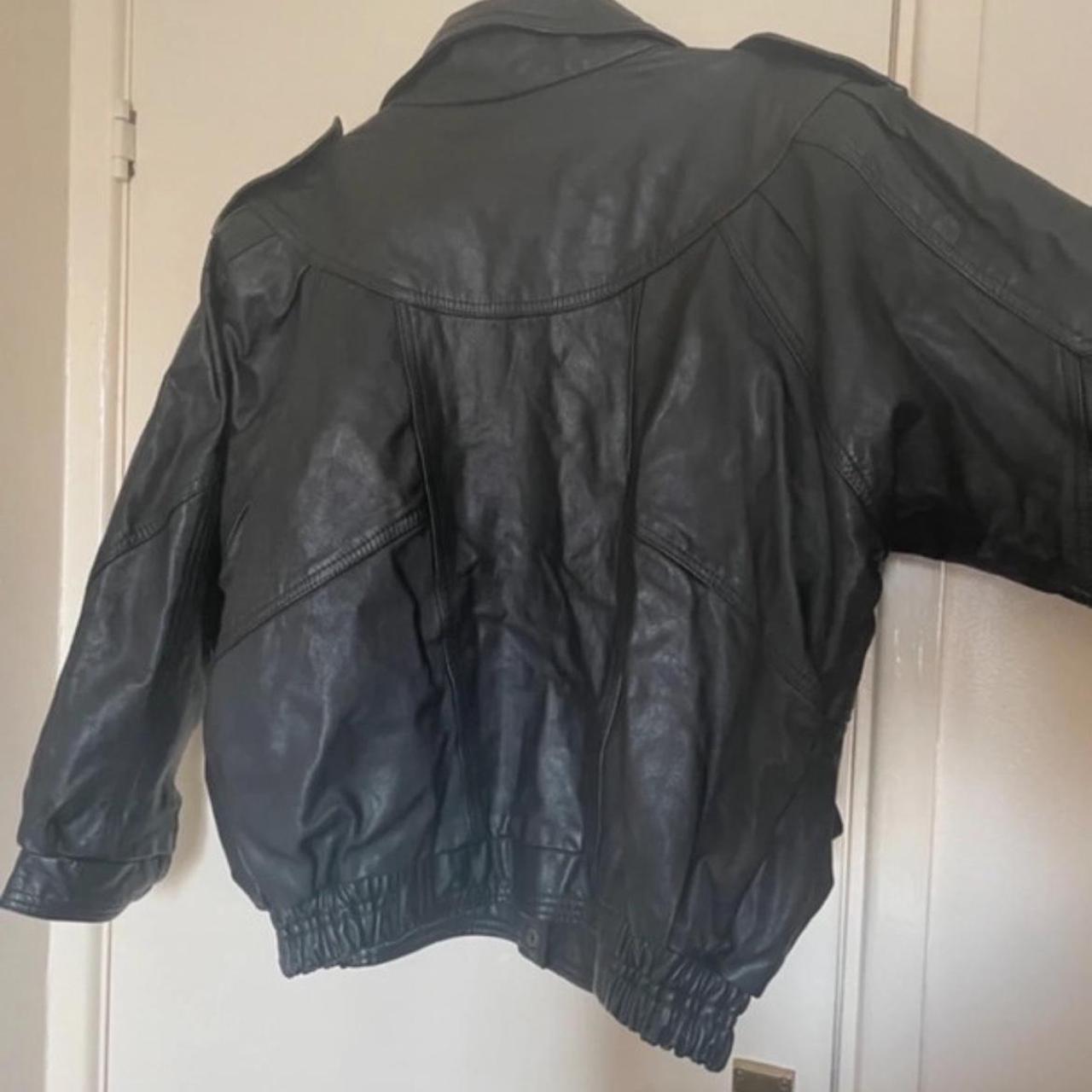 Vintage leather jacket - Depop