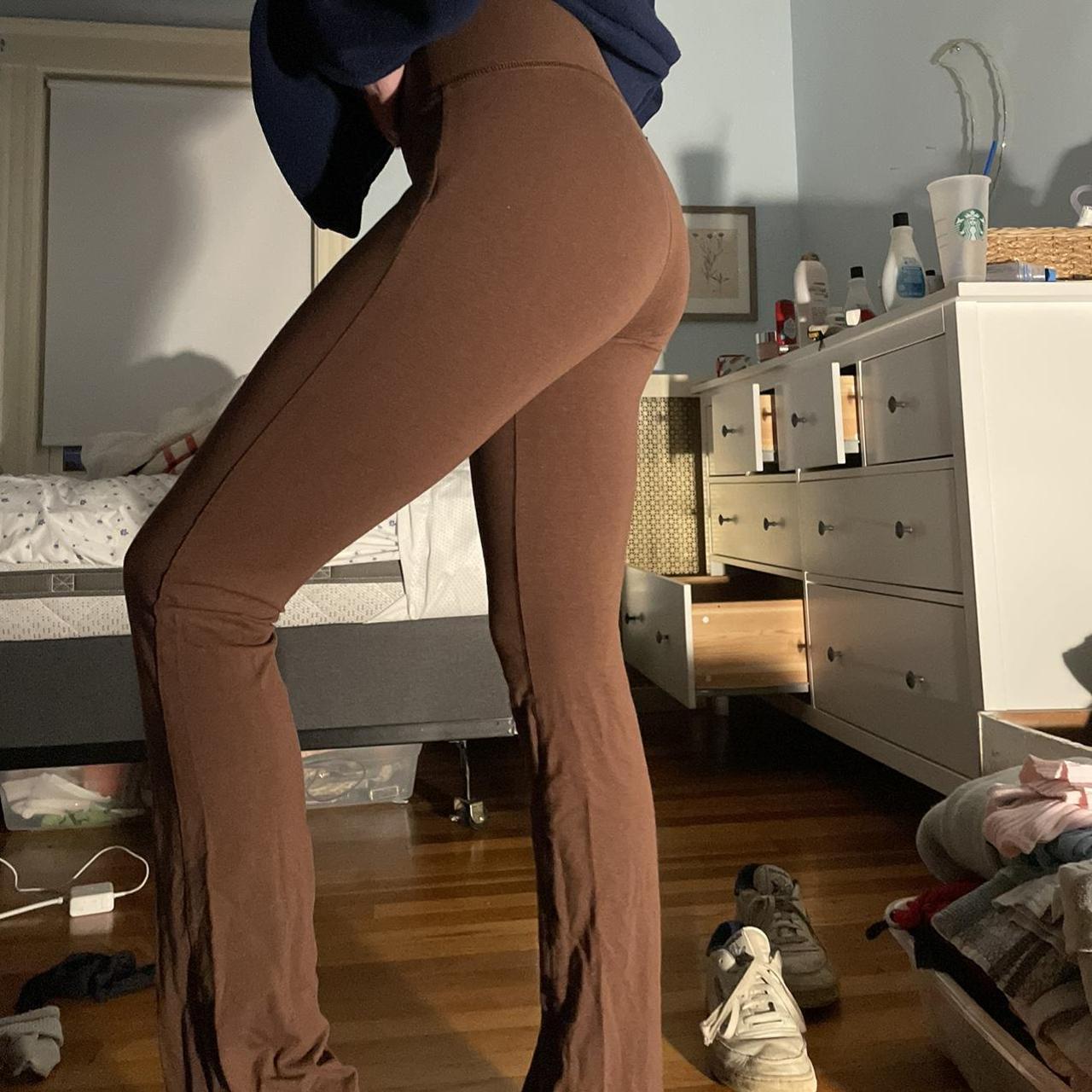 pacsun/brandy brown yoga pants 🍫🤎 size s brandy... Depop