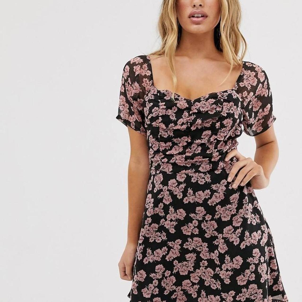 Missguided square neck sales dress