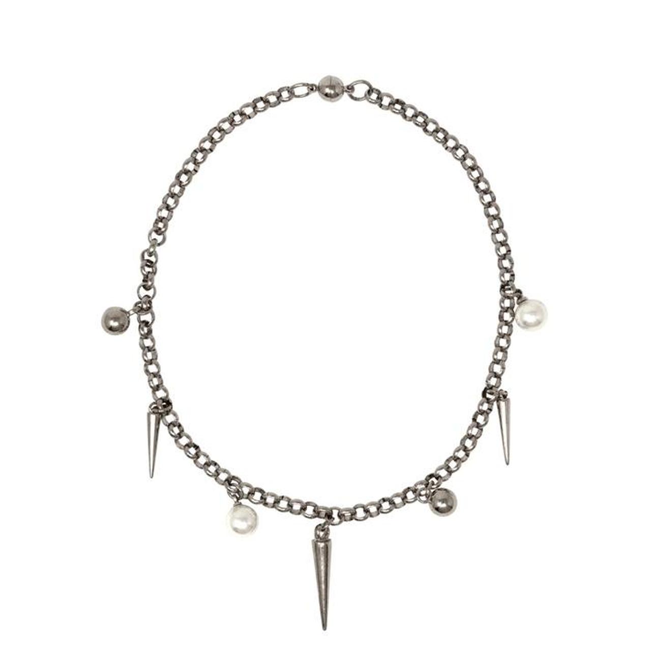 関送込 OHTNYC ROLO CHAIN PEARL STUD NECKLACE ROLO CHAIN PEARL STUD NECKLACE – OHTNYC