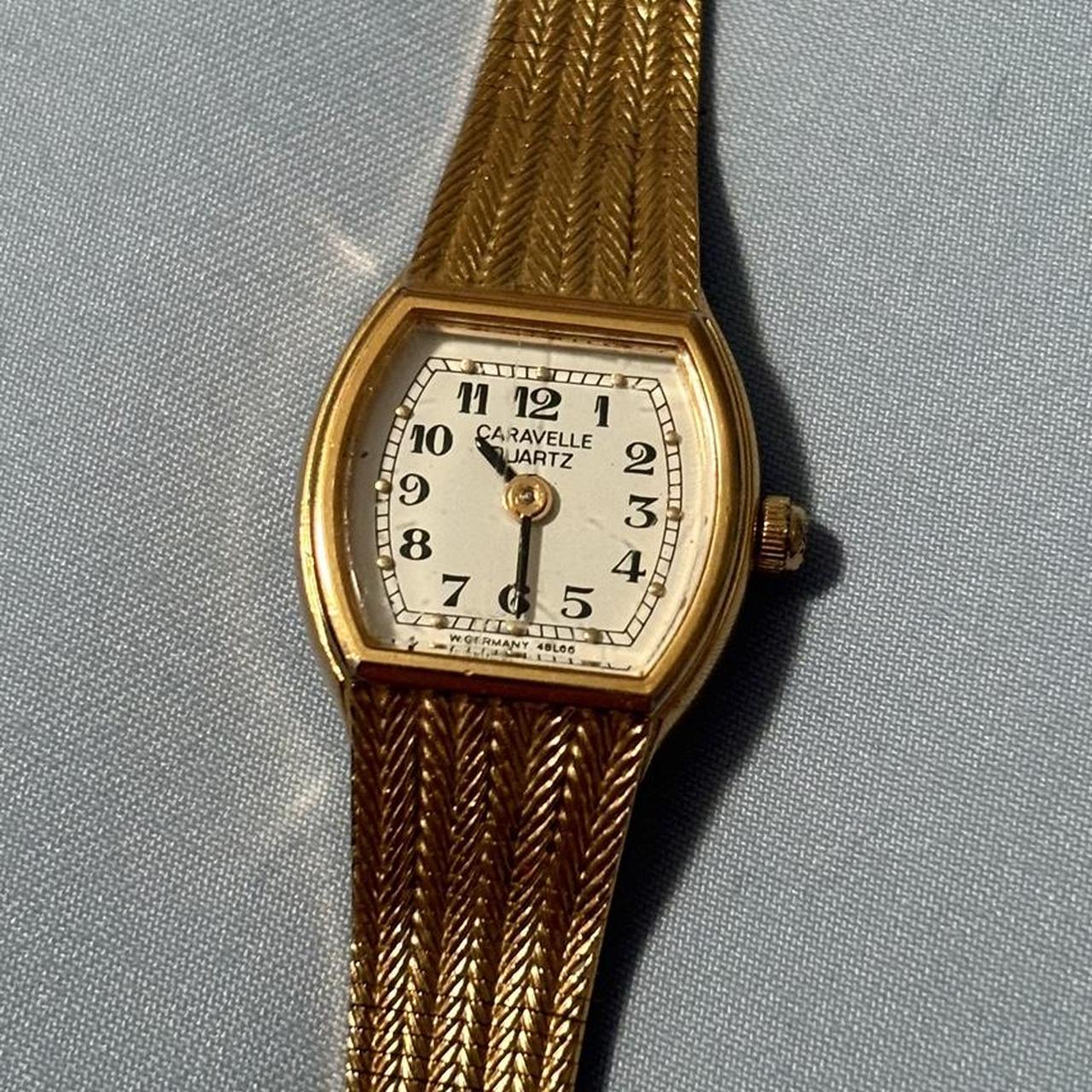 Vintage Germany Bulova gold bracelet watch 2024