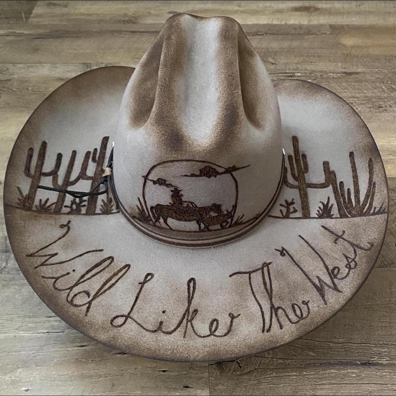 Cody james hand burned hat New Cody James felt… - Depop