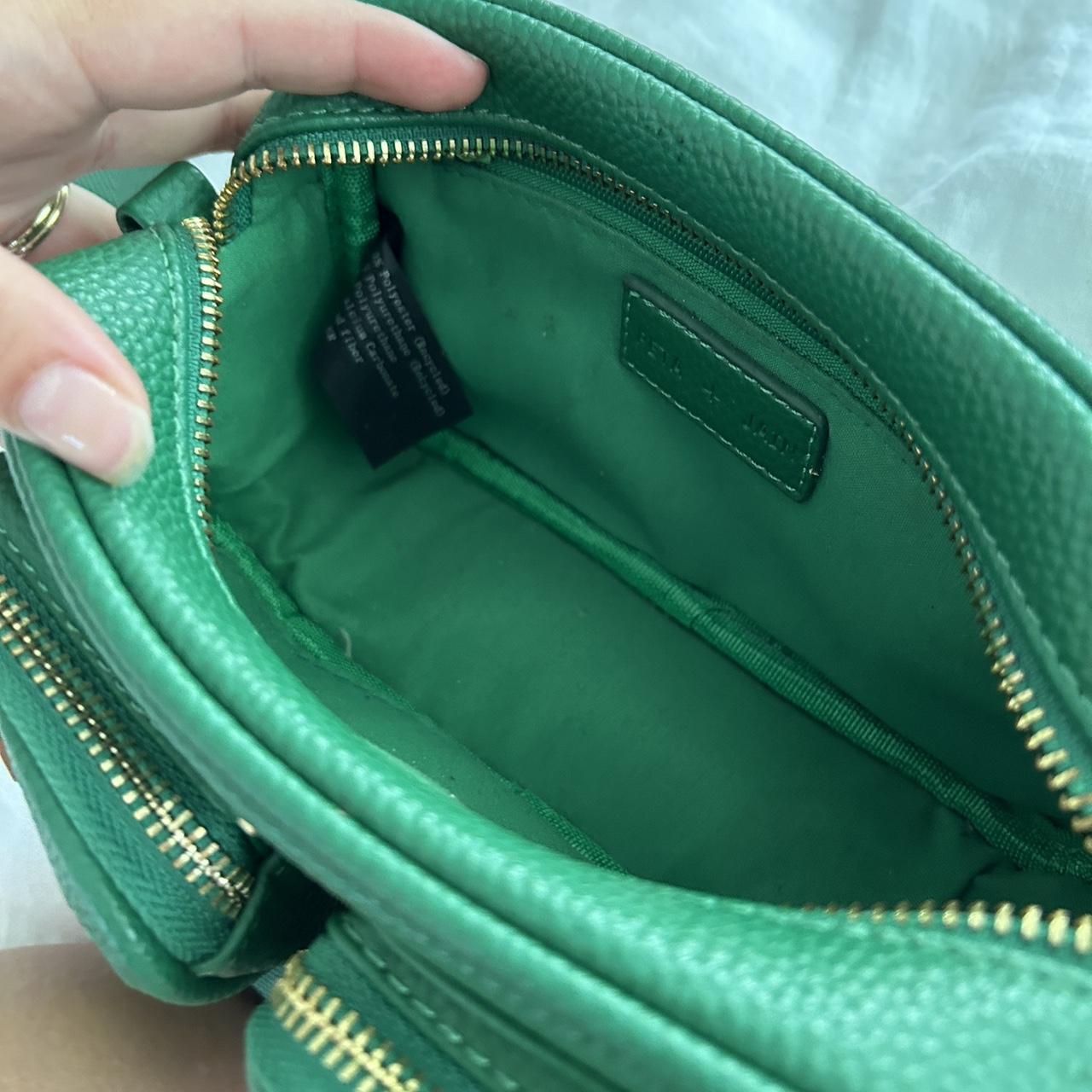 PETA + JAIN green cross body bag Link new, barely... - Depop