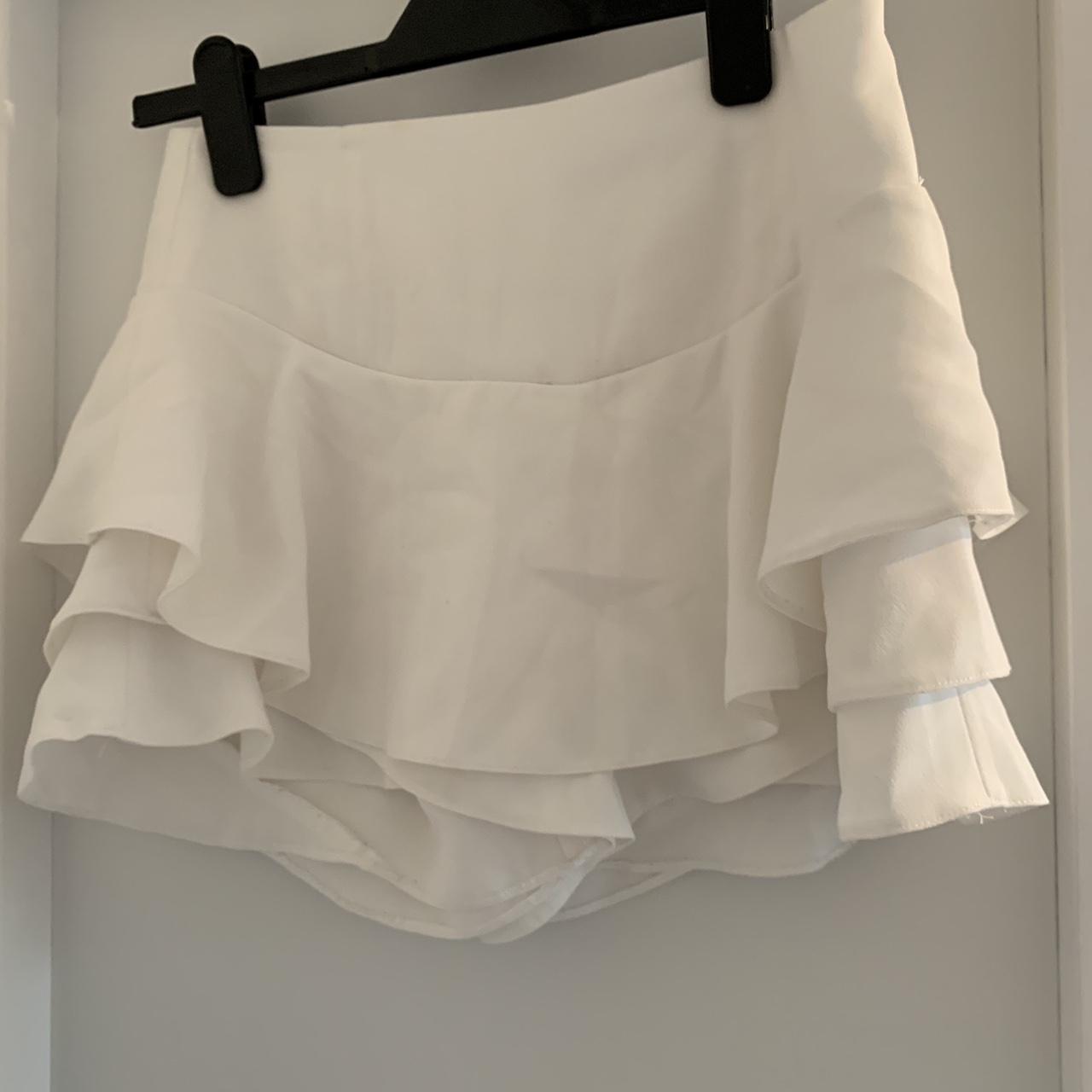 Zara Women's White Skirt | Depop