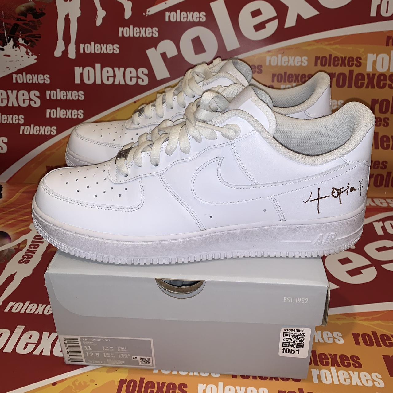 Nike Air force 1 Low '07 white (Travis Scott Cactus... | Depop