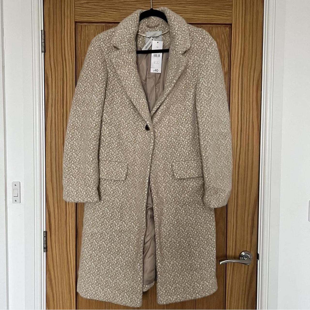 Wool Coat Grey Coat Asda Clothing George Asda Womens Coats Navy