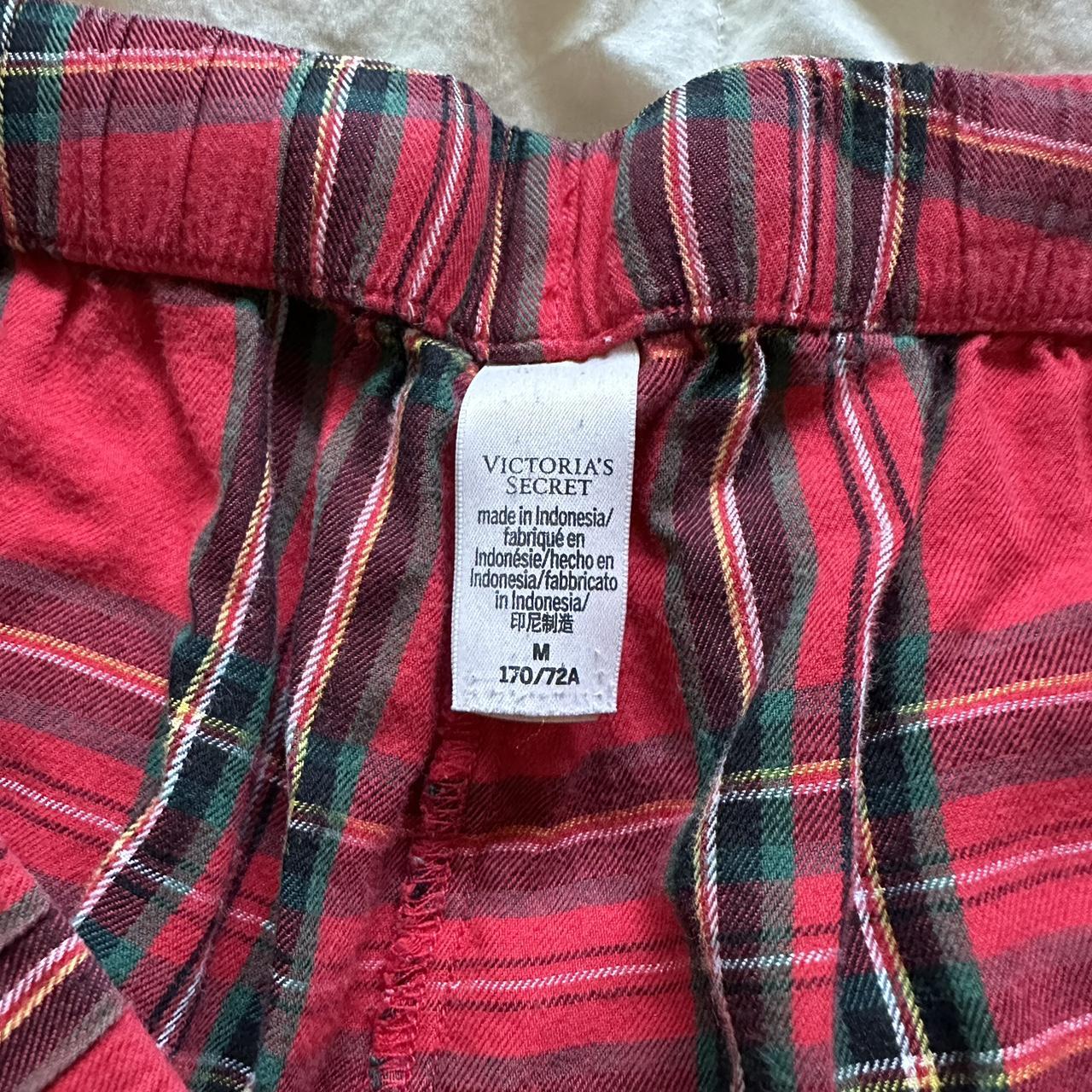 victoria’s secret flannel pj pants ️ size M, good... - Depop