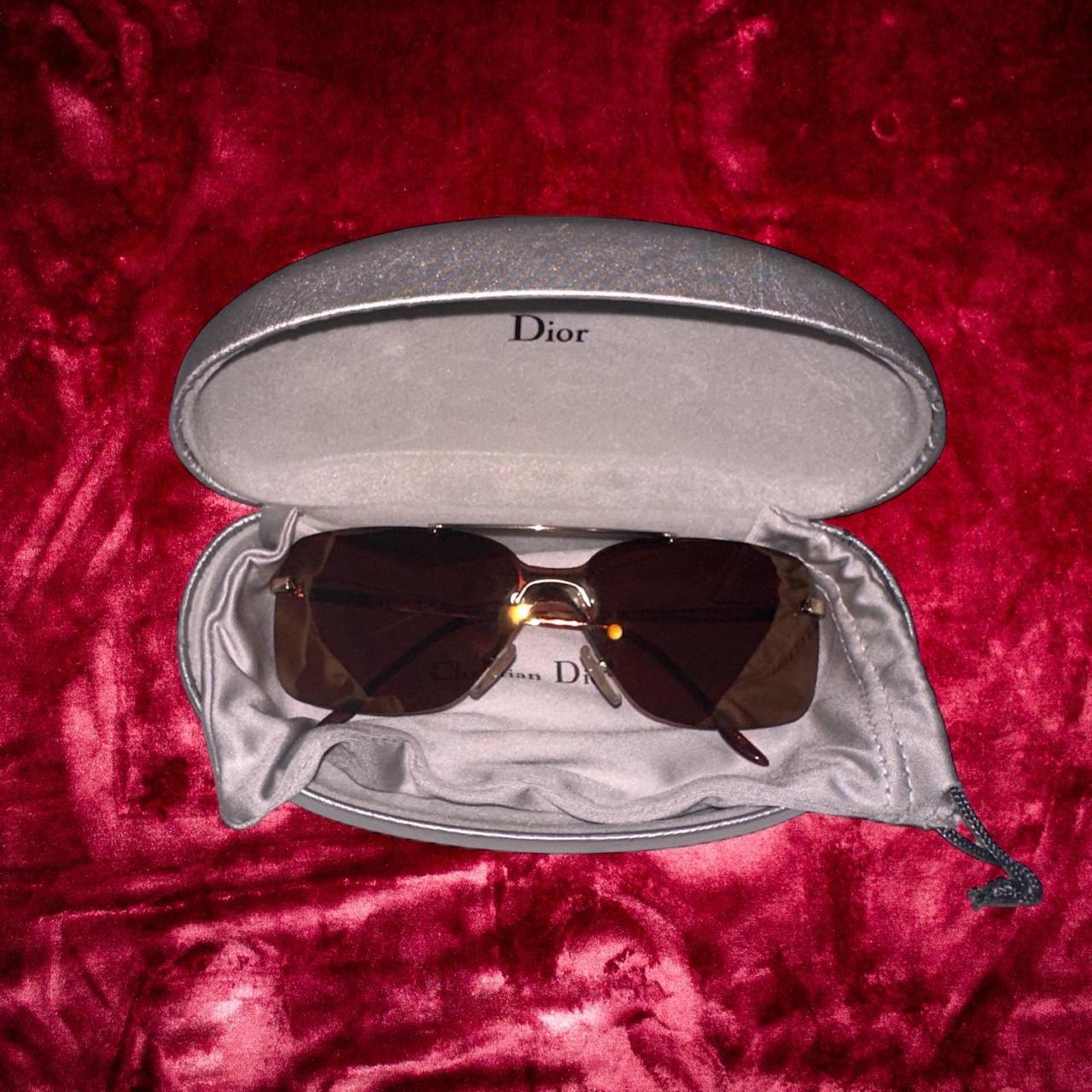 christian dior red sunglasses
