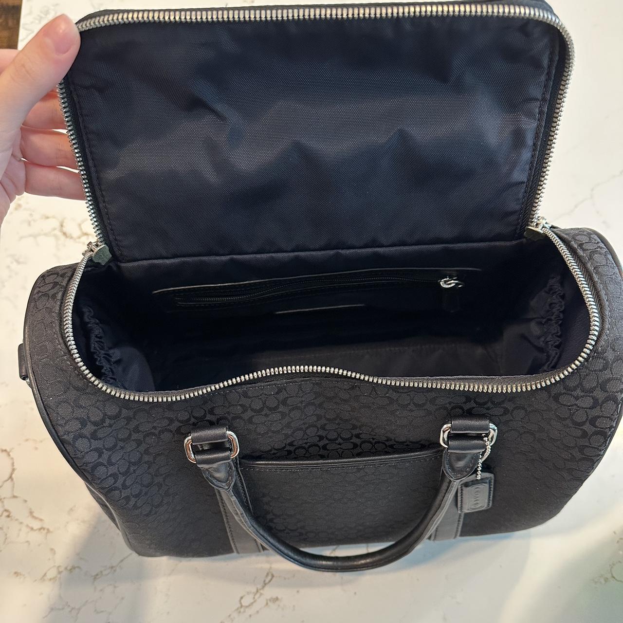 Black Coach Signature Mini Boston Bag #coach | Depop