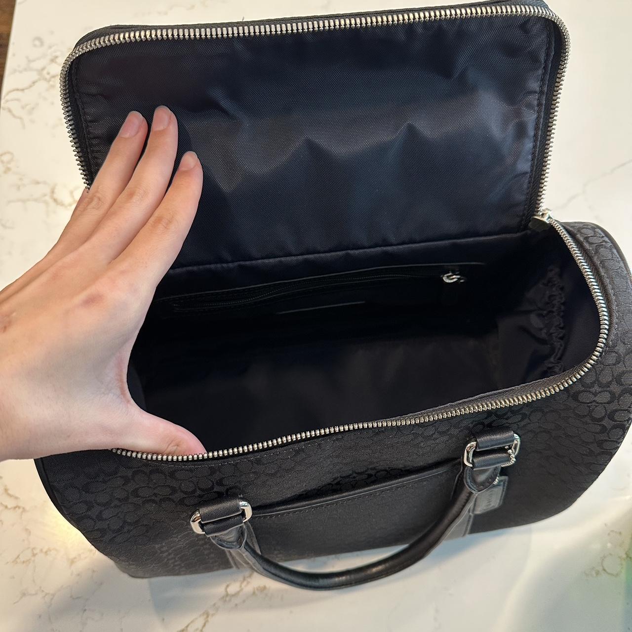 Black Coach Signature Mini Boston Bag #coach | Depop