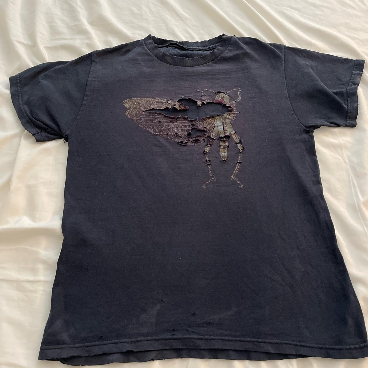 rare destroyed trashed The Locust t shirt. 2000s.... - Depop