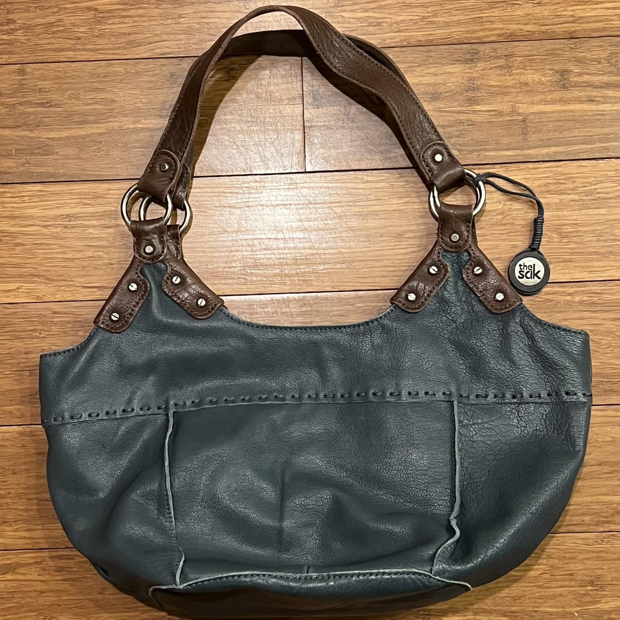 The Sak chocolate Brown Leather Shoulder Bag purse Le Sak 10x4x13” | eBay