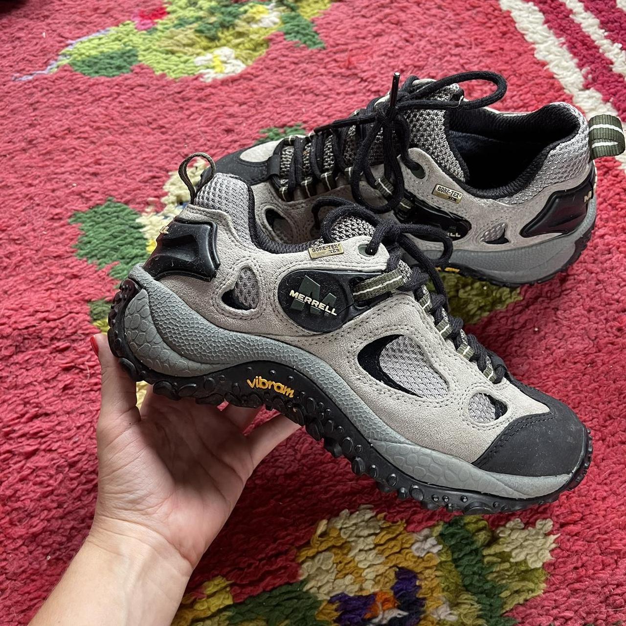 Gore-Tex Merrell suede lace up sneakers/ hiking... - Depop
