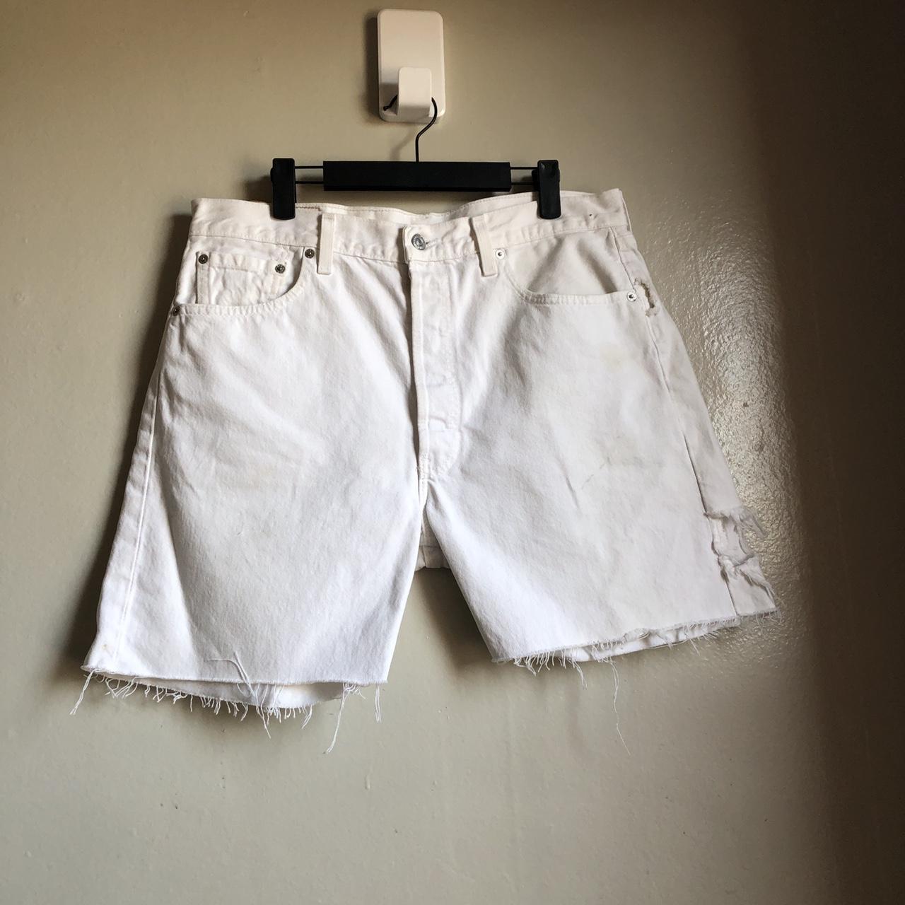 Classic Levi’s 501 long shorts (I hear the kids are... - Depop