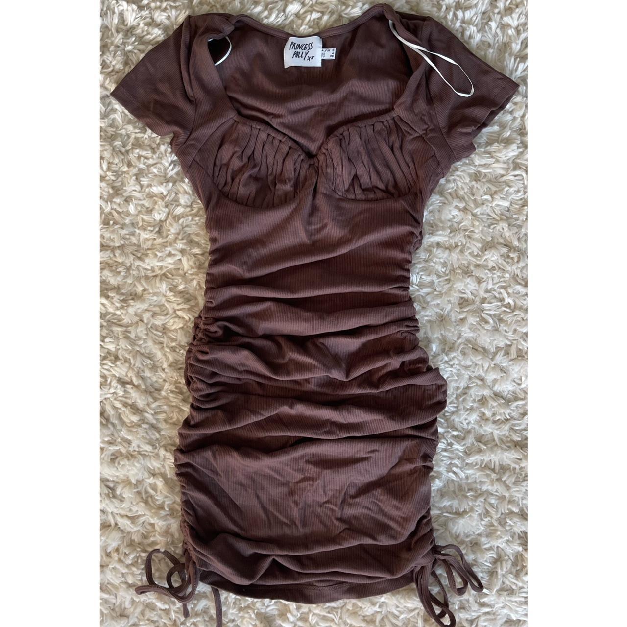 Princess Polly Women's Brown Dress Depop
