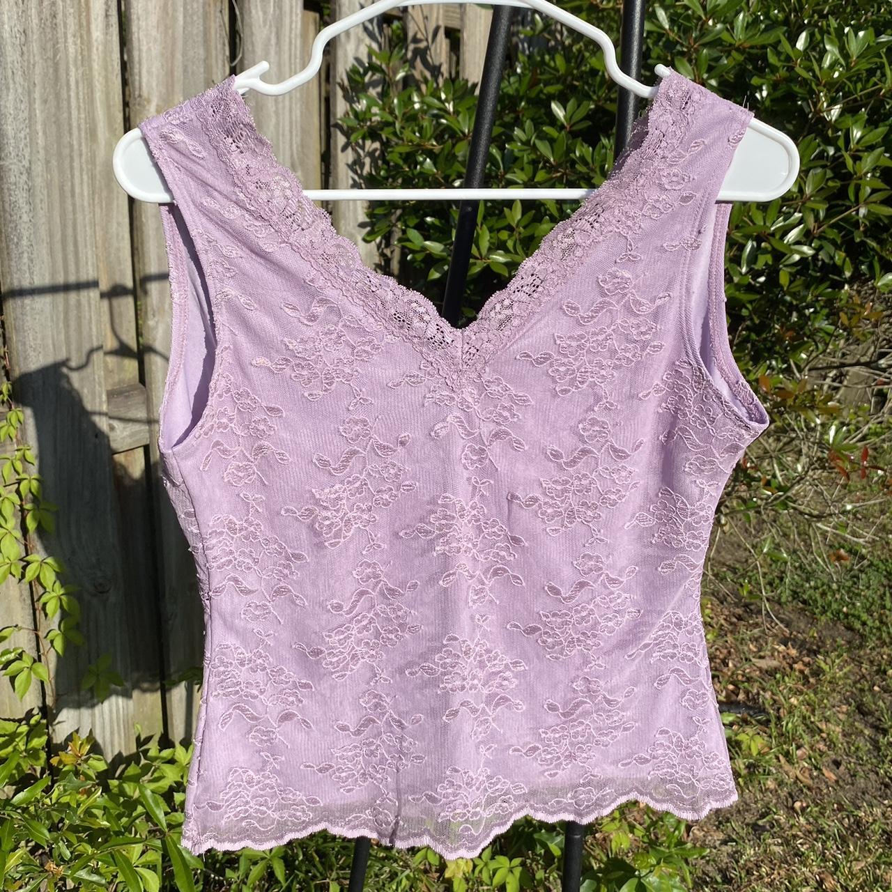 Worthington Women S Purple Vest Depop