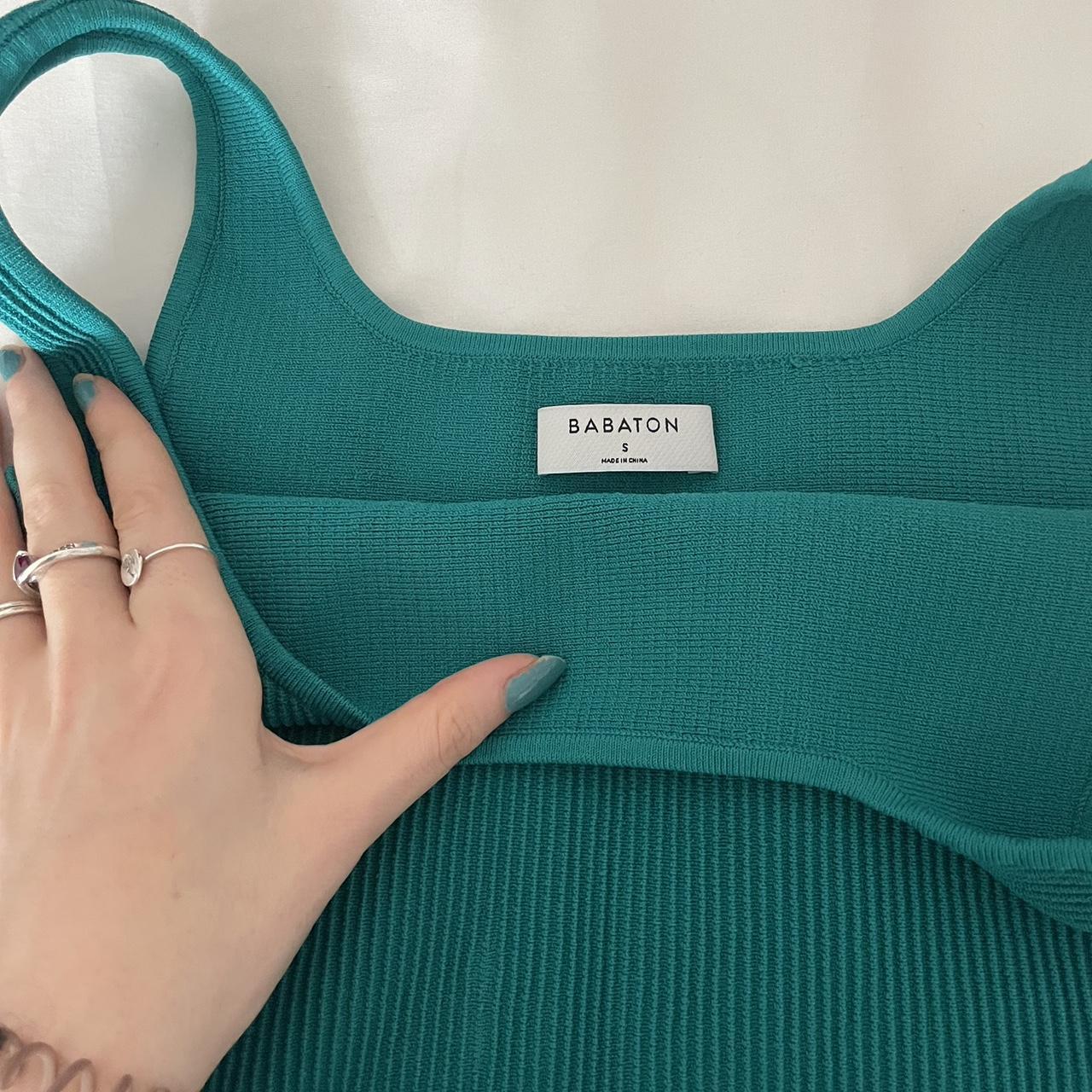 Aritzia Women's Green Vest Depop