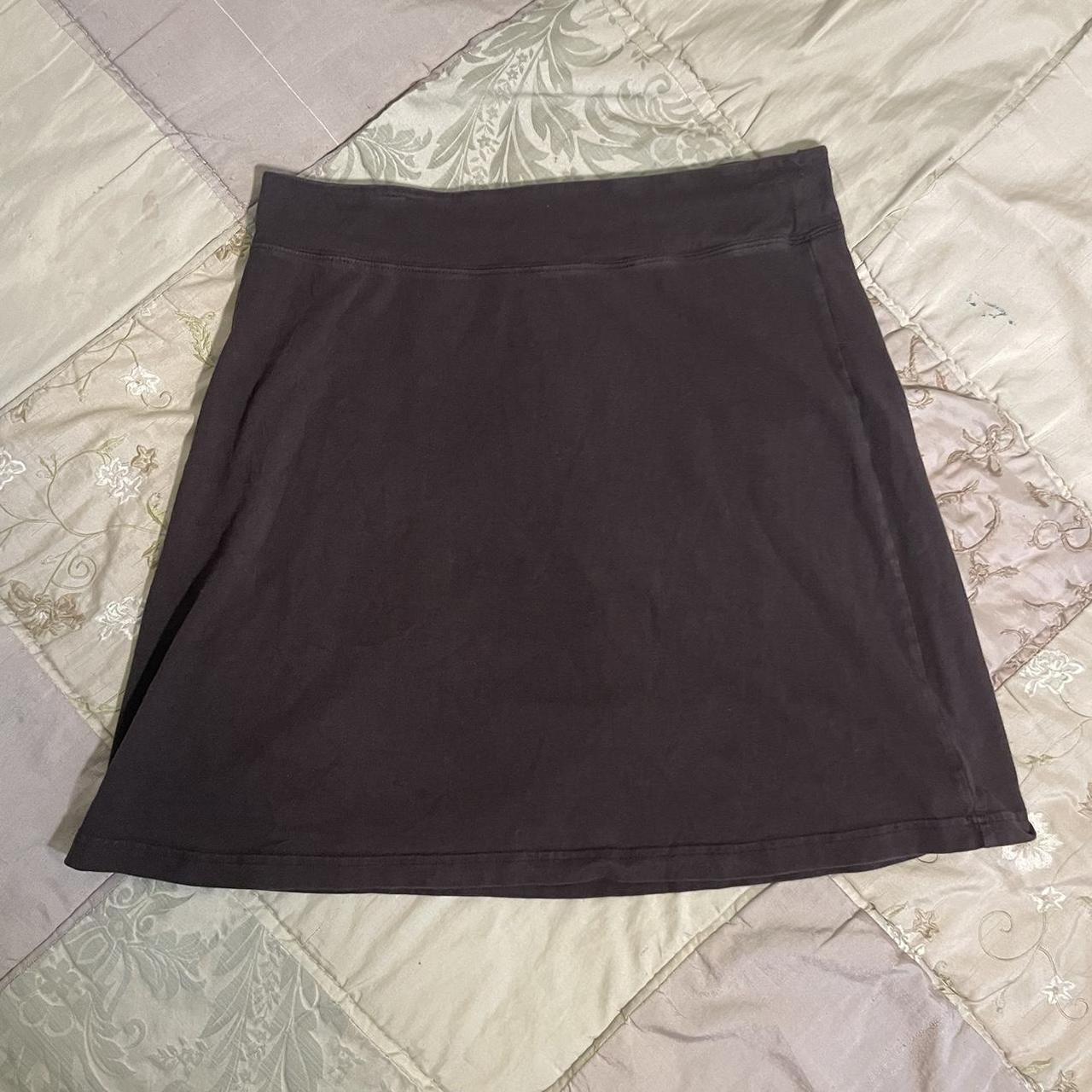 Merona Stretchy Brown Skirt Size Womens Depop