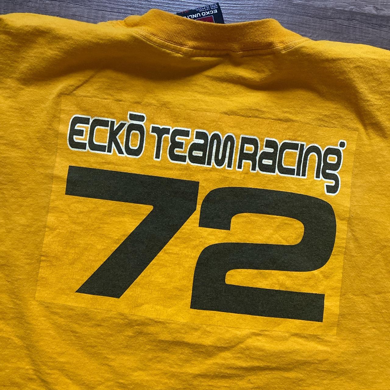 vintage ecko unlimited team racing shirt size - Depop