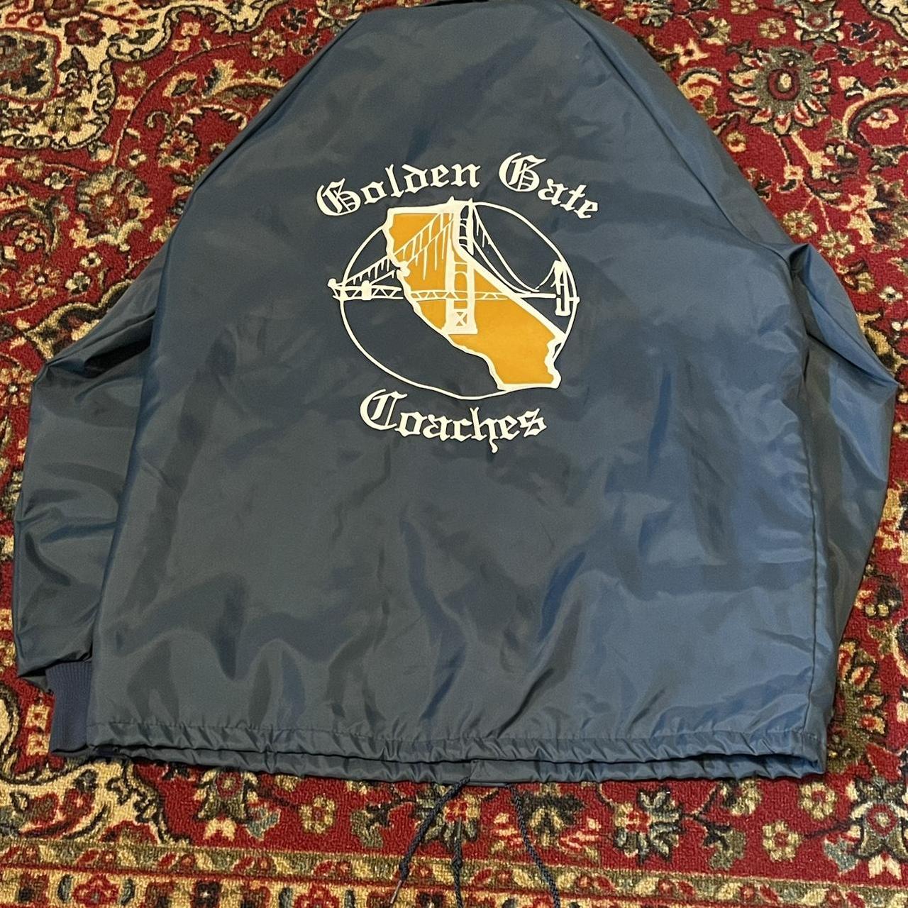 Vintage coach jacket -golden state... - Depop