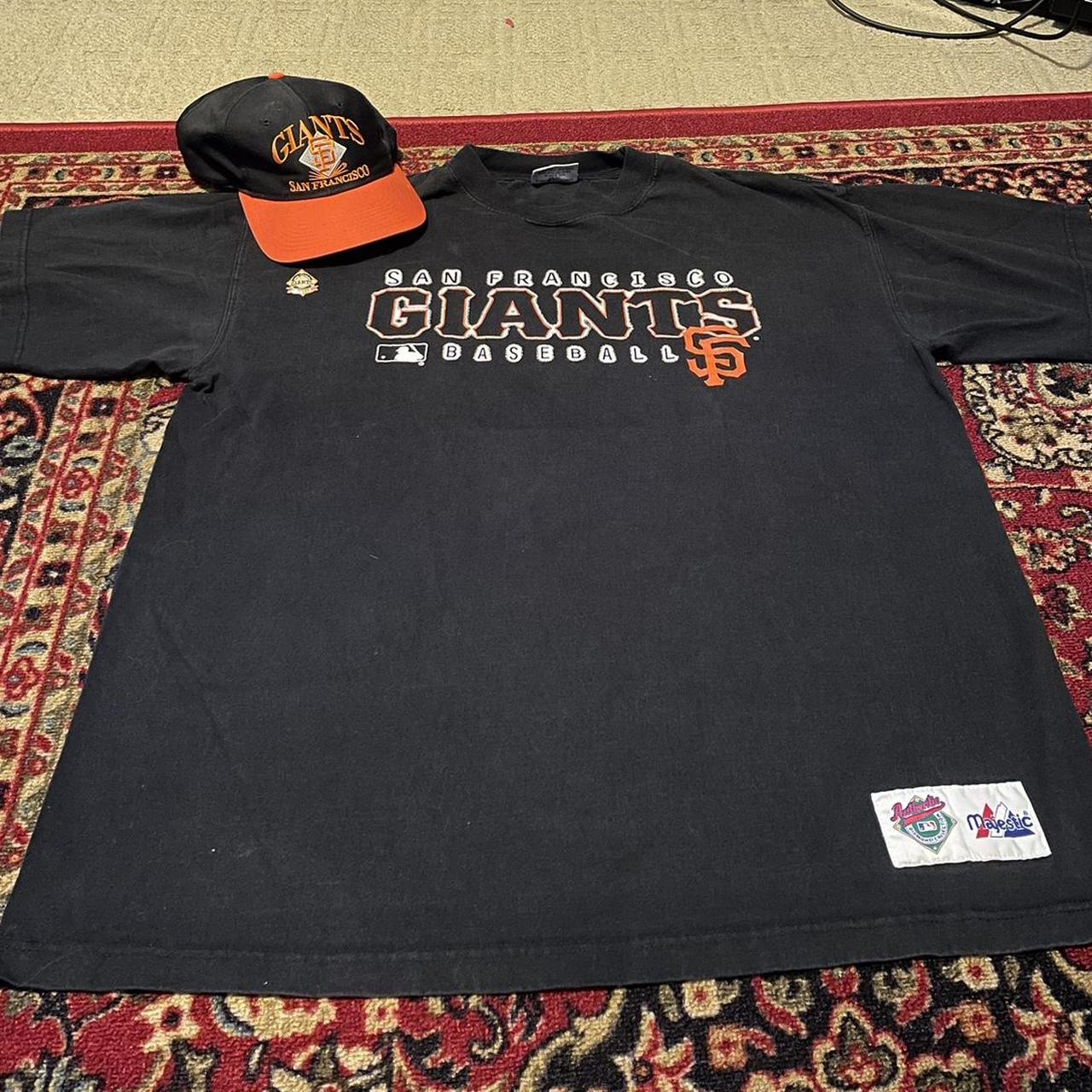 San francisco giants baseball majestic t shirt in - Depop
