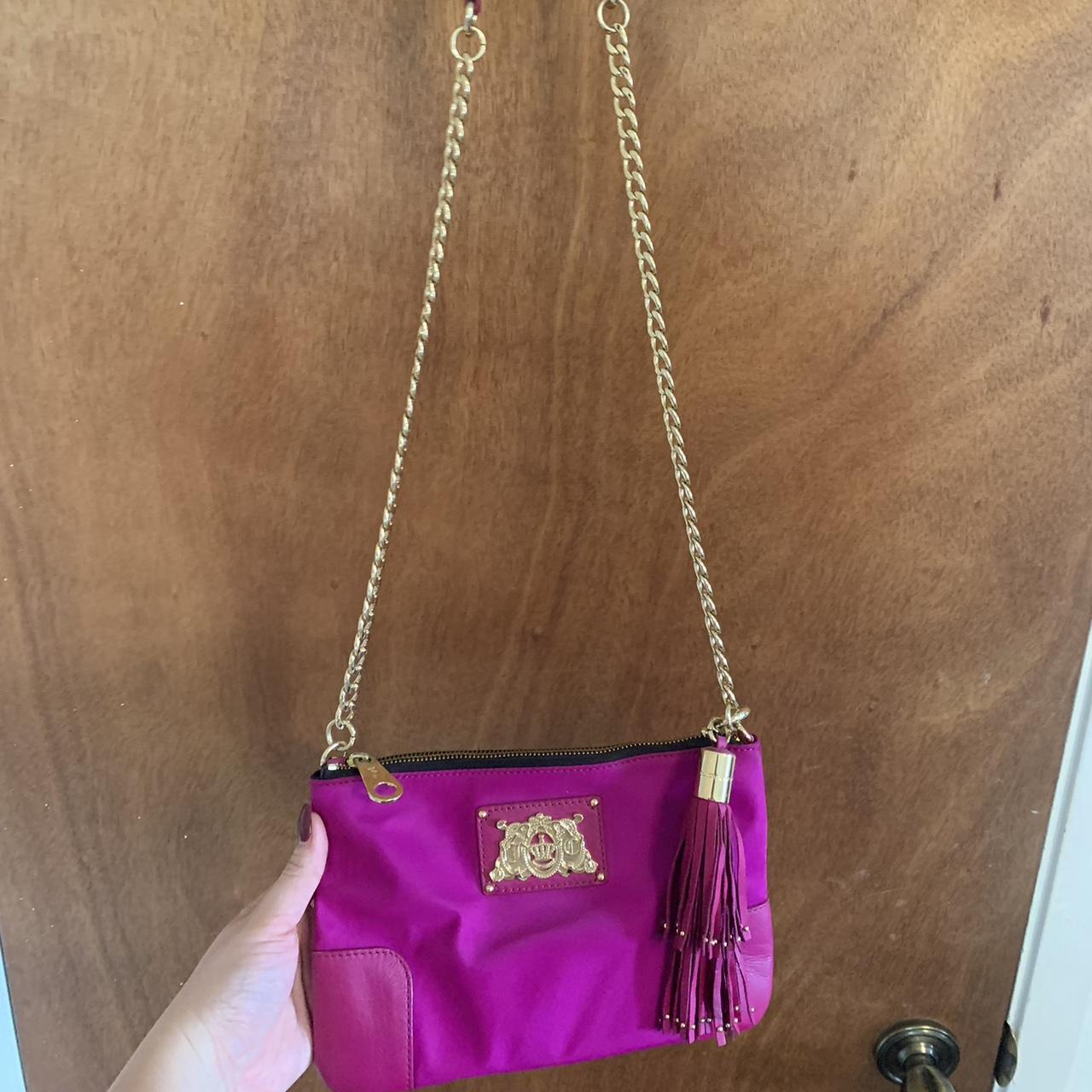 Juicy Couture fuchsia purse!! Perfect condition!!! - Depop