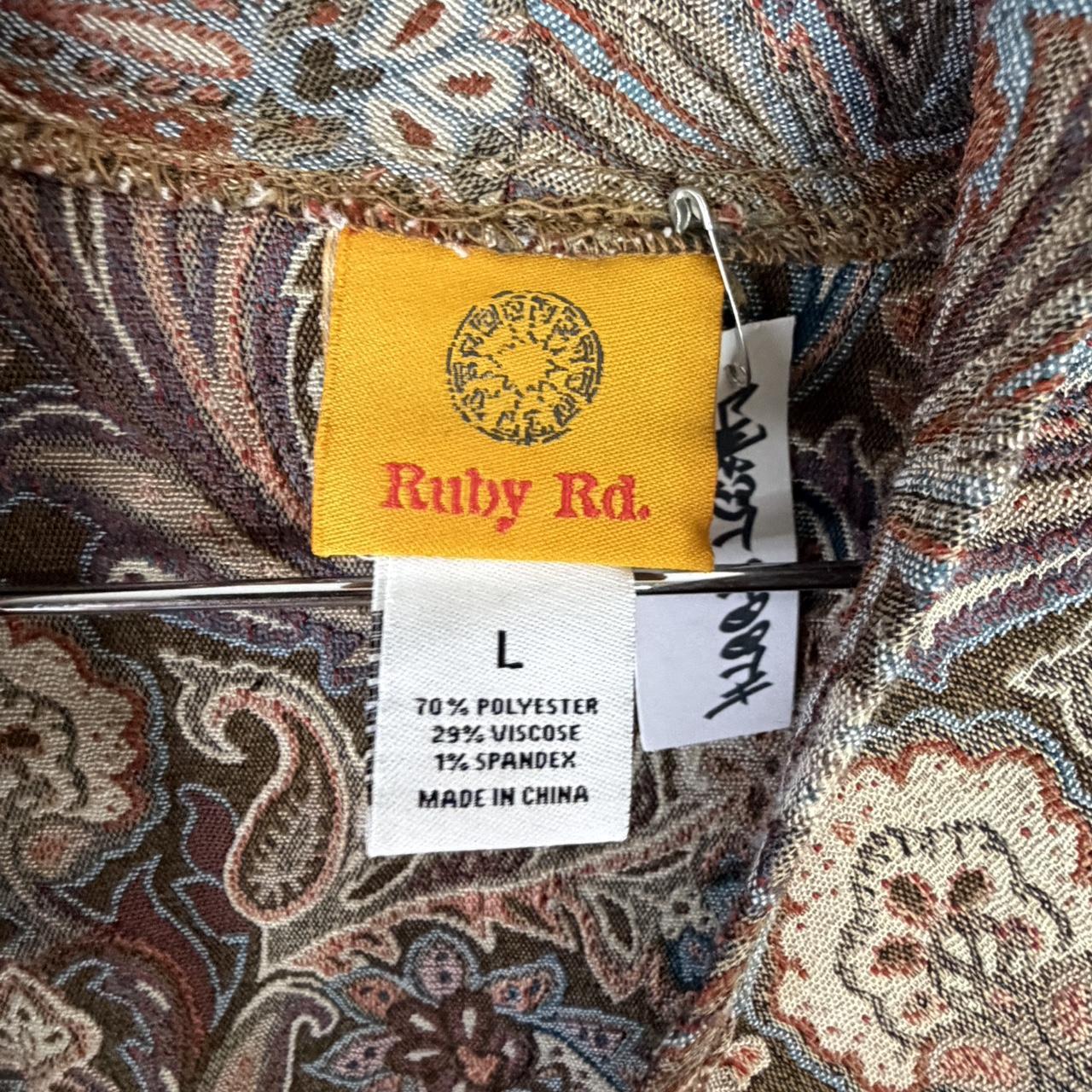 Ruby Rd. Women's Blouse - Brown/Multi - L – Ruby … - image 4