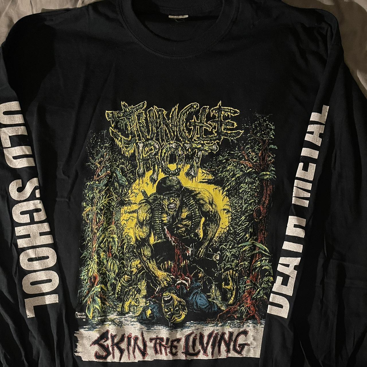 XXL Jungle Rot long sleeve tee #junglerot #metal... - Depop