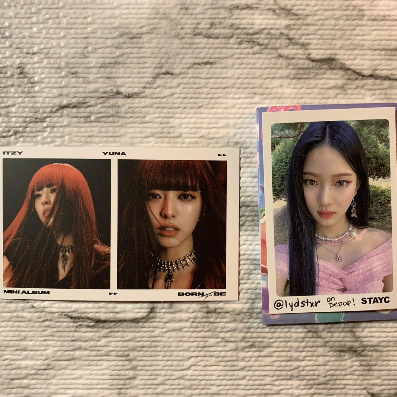 wts itzy yuna born to be photocard - will be sent | Depop