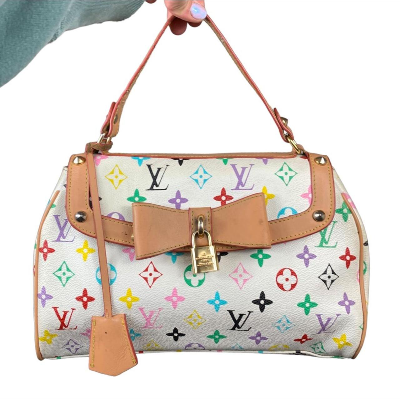 y2k louis vuittoninspired murakami colorful handbag... Depop