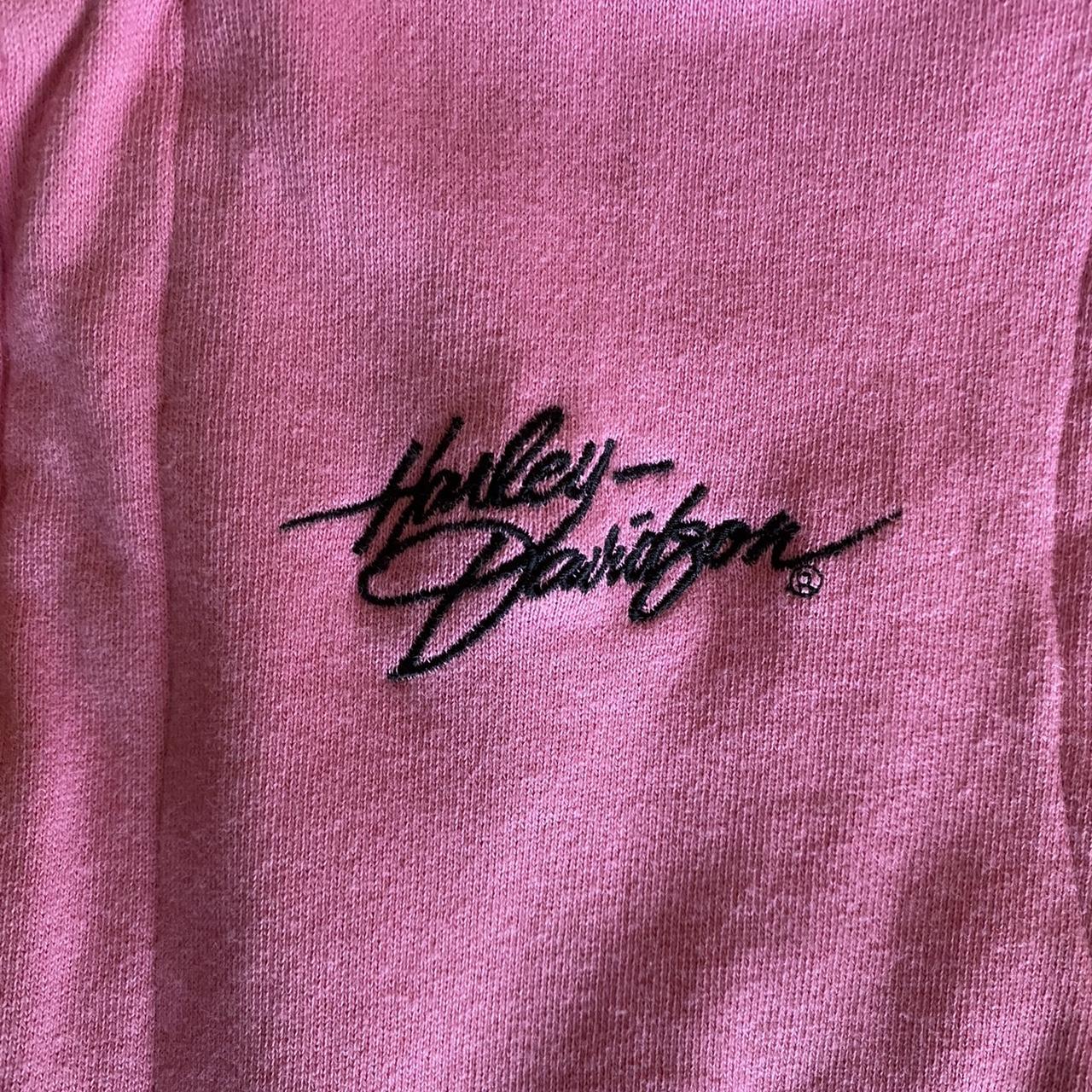 black and pink harley davidson