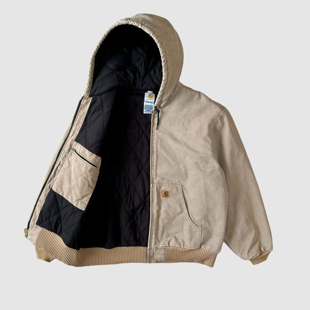 Carhartt sandstone sale active jacket